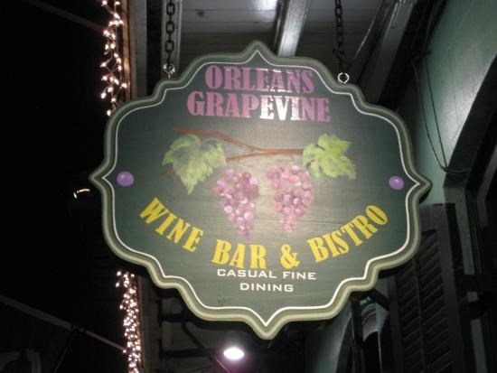 Orleans Grapevine Wine Bar & Bistro Orleans Grapevine Wine Bar & Bistro